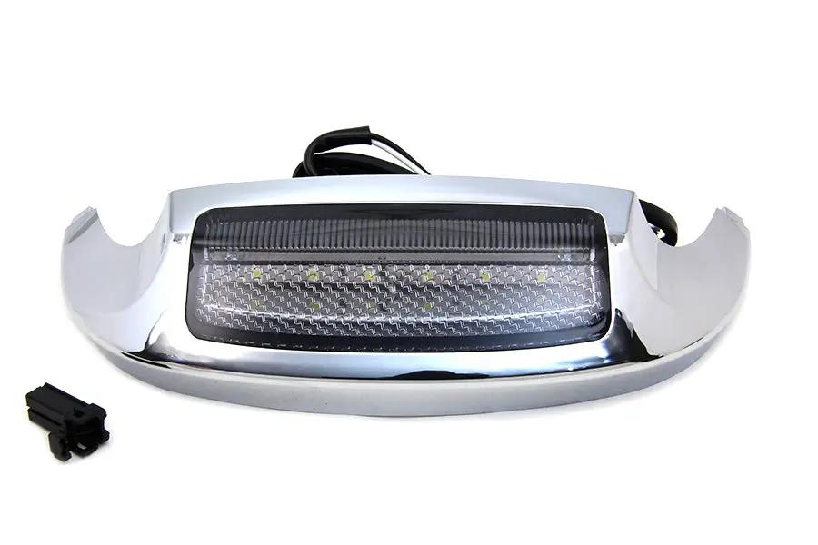 Wyatt Gatling Smoke Lens Front Fender Tip with LED for Harley Davidson FLT (2000-2009) by Wyatt Gatling