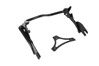 Wyatt Gatling Shorty Detachable Sissy Bar Black for Harley Davidson FLT Models by Wyatt Gatling