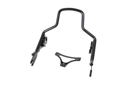 Wyatt Gatling Shorty Detachable Sissy Bar Black for Harley Davidson FLT Models by Wyatt Gatling
