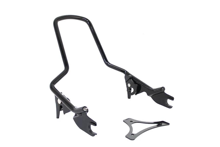 Wyatt Gatling Standard Detachable Sissy Bar Black for Harley Davidson FLT Models by Wyatt Gatling