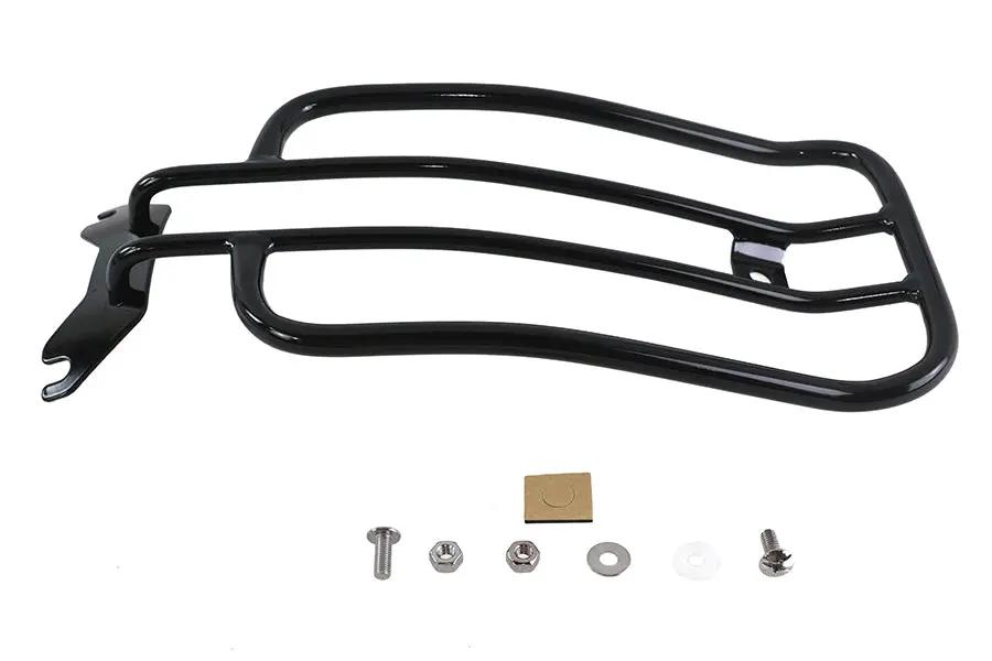 V-Twin 70908B 7-Inch Solo Luggage Rack in Black for Harley Davidson FLHC 2018-2020 by V-Twin