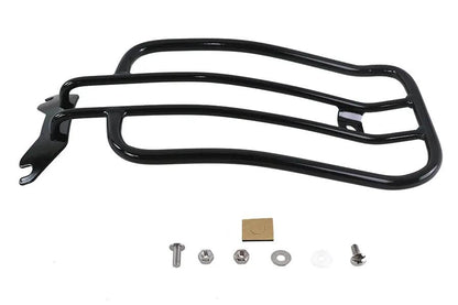V-Twin 70908B 7-Inch Solo Luggage Rack in Black for Harley Davidson FLHC 2018-2020 by V-Twin