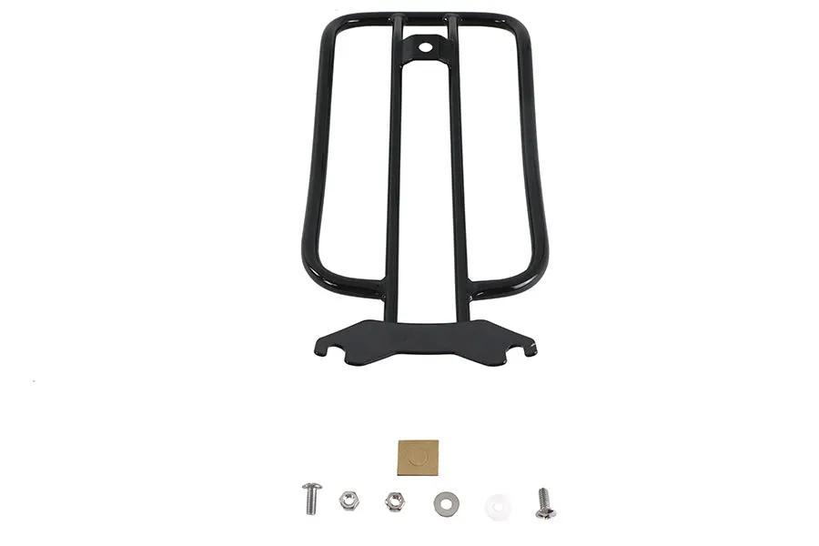 V-Twin 70908B 7-Inch Solo Luggage Rack in Black for Harley Davidson FLHC 2018-2020 by V-Twin