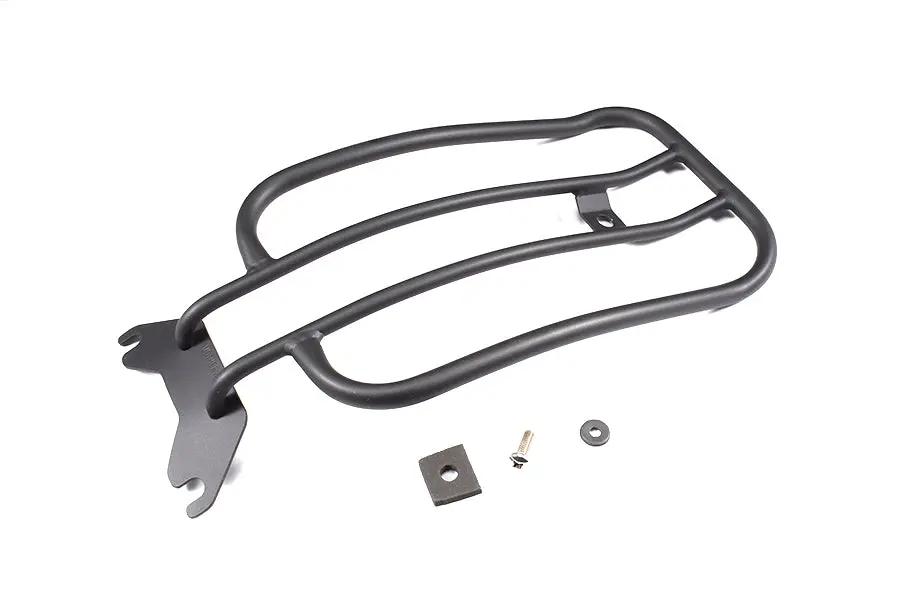 V-Twin 70909 7 Inch Solo Luggage Rack Chrome for Harley Davidson FLFB by V-Twin