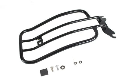 V-Twin 70909B 7 Inch Solo Luggage Rack in Black for Harley Davidson FLFB Models by V-Twin