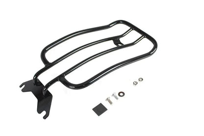 V-Twin 70909B 7 Inch Solo Luggage Rack in Black for Harley Davidson FLFB Models by V-Twin