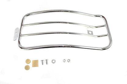 V-Twin 70910 7 Inch Solo Luggage Rack Chrome for Harley Davidson FLSL Models by V-Twin