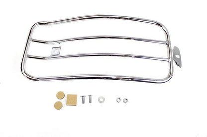 V-Twin 70910 7 Inch Solo Luggage Rack Chrome for Harley Davidson FLSL Models by V-Twin