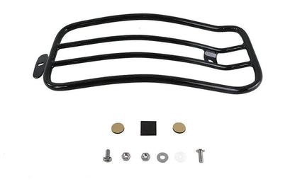 V-Twin 70910B 7 Inch Solo Luggage Rack Black for Harley Davidson FLSL by V-Twin