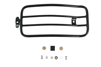 V-Twin 70910B 7 Inch Solo Luggage Rack Black for Harley Davidson FLSL by V-Twin