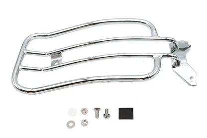 V-Twin 70911 7-Inch Solo Chrome Luggage Rack for Harley Davidson FXB, FXBRS, and FLFB Models by V-Twin