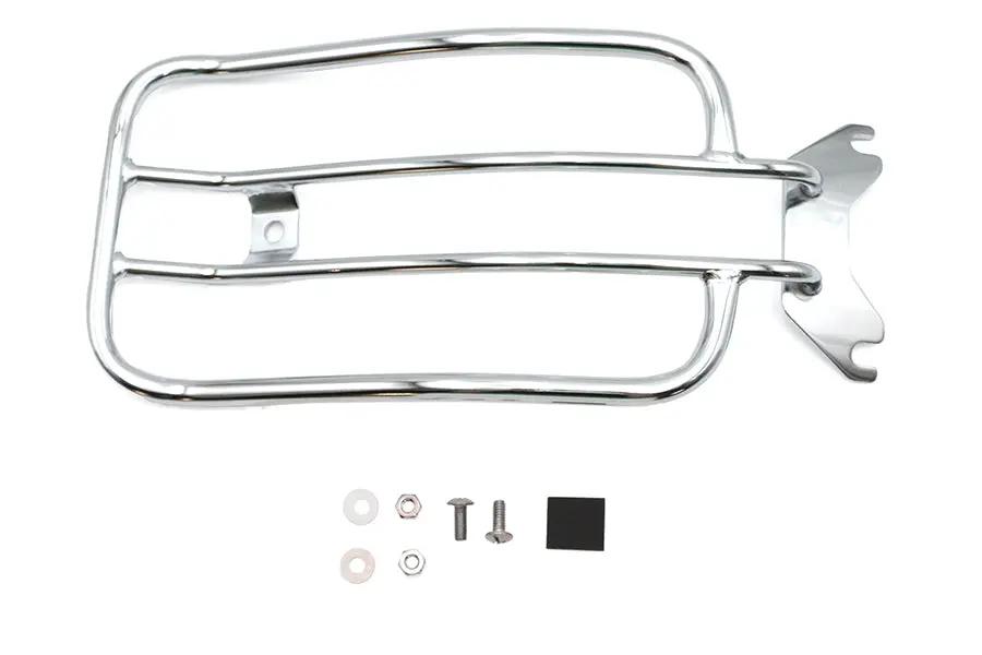 V-Twin 70911 7-Inch Solo Chrome Luggage Rack for Harley Davidson FXB, FXBRS, and FLFB Models by V-Twin