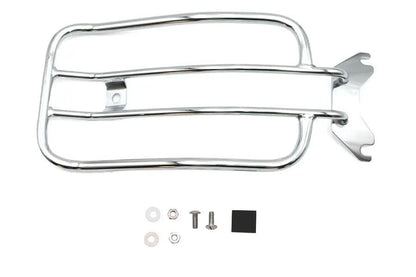V-Twin 70911 7-Inch Solo Chrome Luggage Rack for Harley Davidson FXB, FXBRS, and FLFB Models by V-Twin