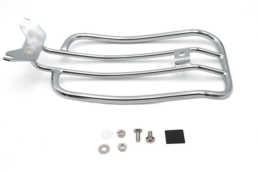 V-Twin 70911 7-Inch Solo Chrome Luggage Rack for Harley Davidson FXB, FXBRS, and FLFB Models by V-Twin