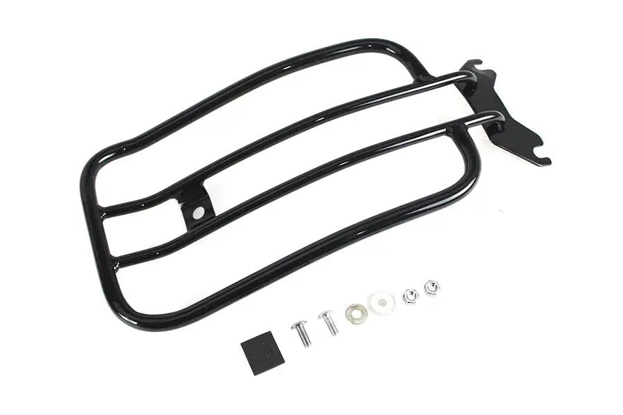 V-Twin 70910B 7-Inch Solo Luggage Rack for Harley Davidson FXB, FXBRS, FLFB Models by V-Twin
