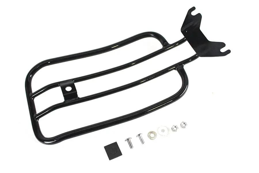 V-Twin 70910B 7-Inch Solo Luggage Rack for Harley Davidson FXB, FXBRS, FLFB Models by V-Twin