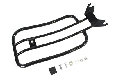V-Twin 70910B 7-Inch Solo Luggage Rack for Harley Davidson FXB, FXBRS, FLFB Models by V-Twin