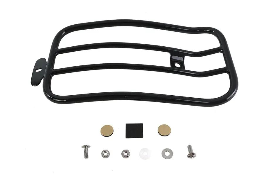 V-Twin 70912B 7 Inch Solo Luggage Rack in Black for Harley Davidson FXLR (2018-2020) by V-Twin