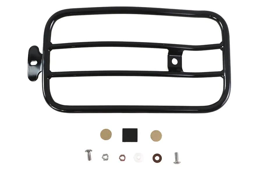 V-Twin 70912B 7 Inch Solo Luggage Rack in Black for Harley Davidson FXLR (2018-2020) by V-Twin
