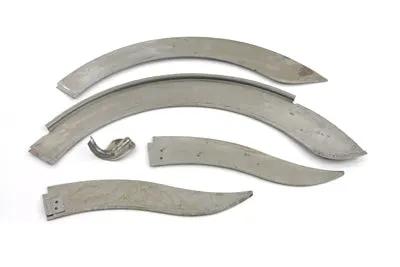 Wyatt Gatling 50-0168 Rear Fender Skirt Set for Harley Davidson WL Models by Wyatt Gatling