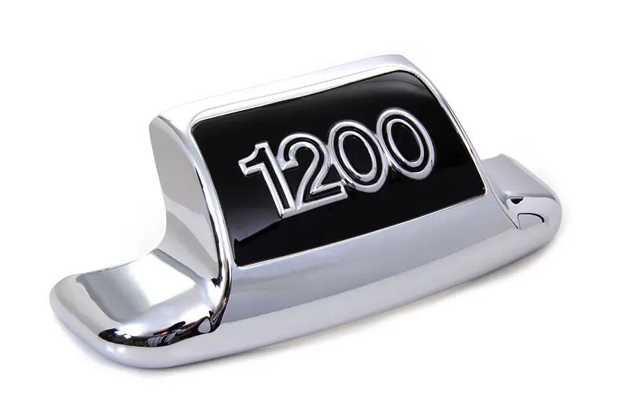 Wyatt Gatling Part ST80034R Chrome and Black Rear Fender Tip for Harley Davidson FL (1978-1979) by Wyatt Gatling