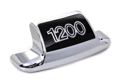 Wyatt Gatling Part ST80034R Chrome and Black Rear Fender Tip for Harley Davidson FL (1978-1979) by Wyatt Gatling