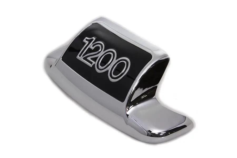 Wyatt Gatling Part ST80034R Chrome and Black Rear Fender Tip for Harley Davidson FL (1978-1979) by Wyatt Gatling