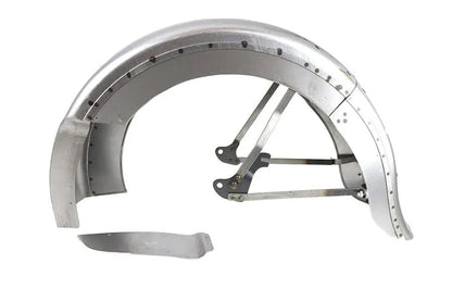 V-Twin Raw Rigid Rear Fender Assembly for Harley Davidson EL and FL Models by V-Twin