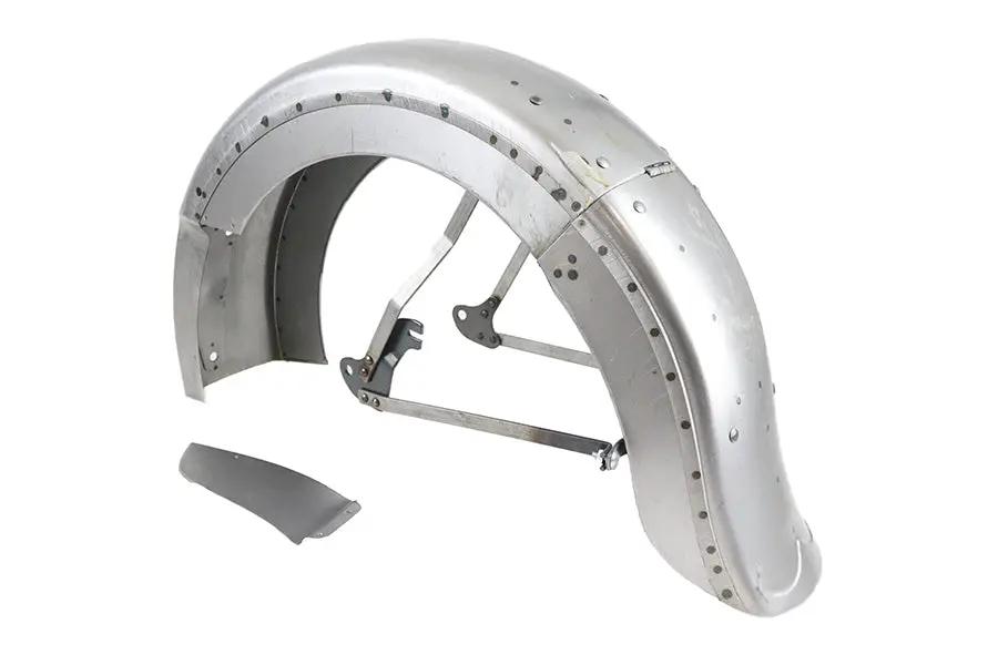 V-Twin Raw Rigid Rear Fender Assembly for Harley Davidson EL and FL Models by V-Twin