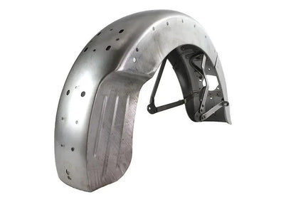 V-Twin 1955-57 FL Rigid Rear Fender with Wire Loom Track and Built-in Chain Panel by V-Twin
