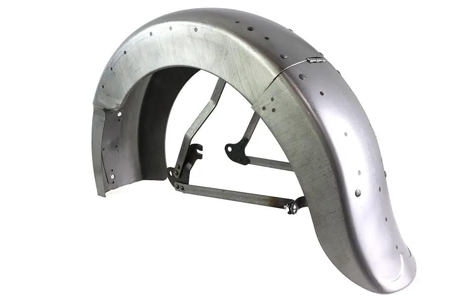 V-Twin Rigid Rear Fender for Harley Davidson FL 1955-1957 – 7 Inch Wide with Updated Hinge Construction by V-Twin