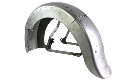 V-Twin Rigid Rear Fender for Harley Davidson FL 1955-1957 – 7 Inch Wide with Updated Hinge Construction by V-Twin