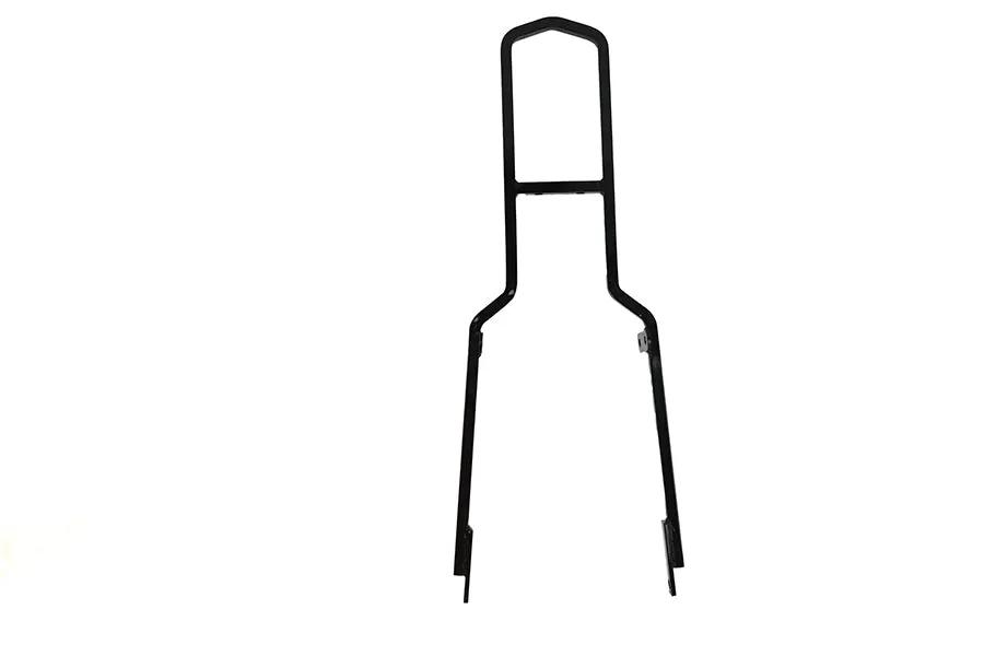 V-Twin 30 Inch Rigid Sissy Bar Black - Compatible with 2-Bolt Medallion by V-Twin