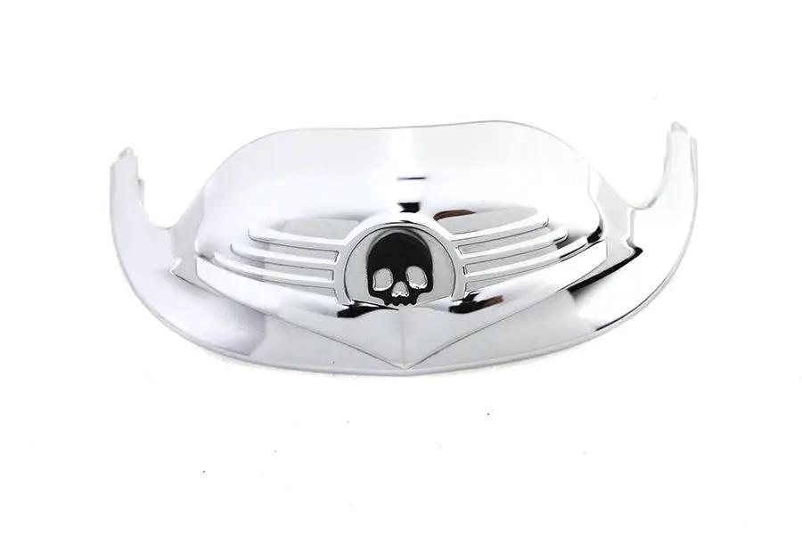 V-Twin Skull Front Fender Tip Chrome for Harley Davidson FLST (1986-1995) by V-Twin