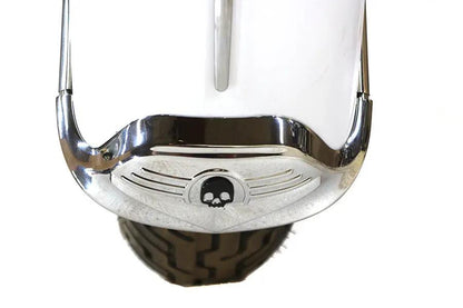 V-Twin Skull Front Fender Tip Chrome for Harley Davidson FLST (1986-1995) by V-Twin