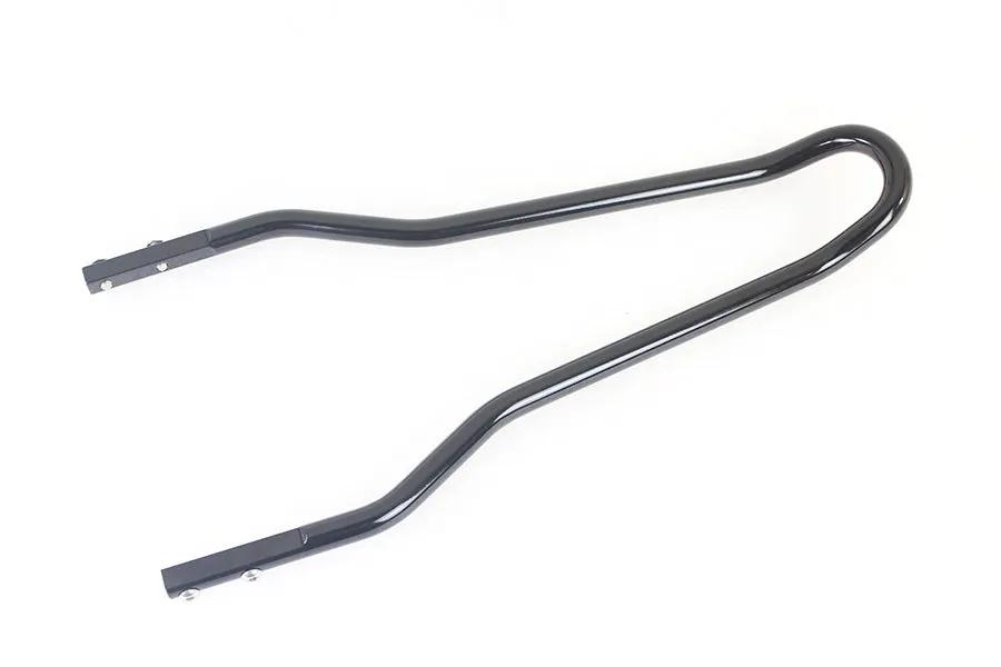 Wyatt Gatling 16 Inch Round Sissy Bar Top Black for Harley Davidson XL (Part No. 80189B) by Wyatt Gatling