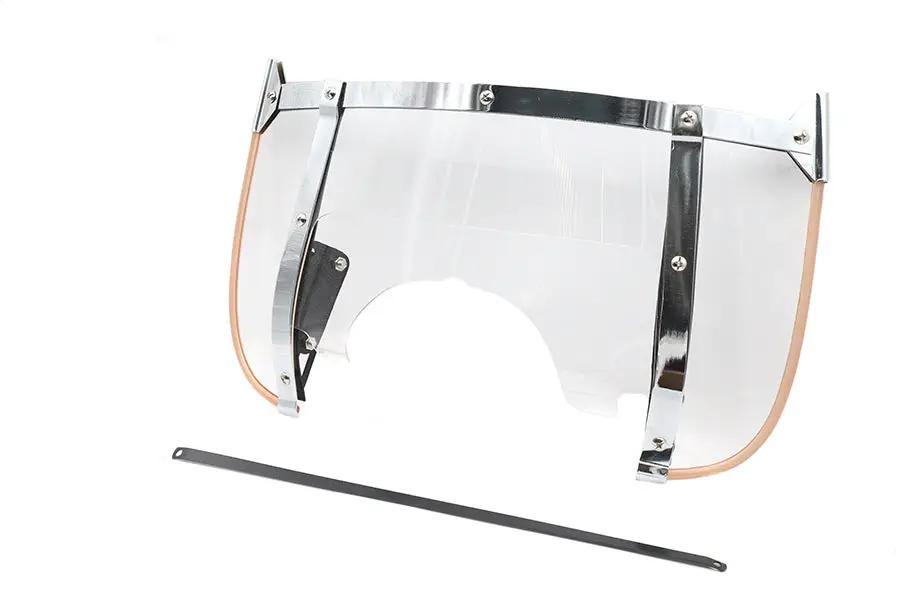 V-Twin Windshield Hardware Mount Kit Chrome for Harley Davidson FL Models by V-Twin