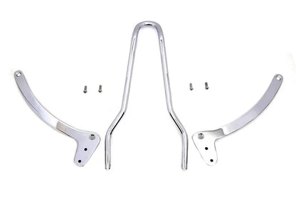 V-Twin 16 inch Sissy Bar Kit Chrome for Harley Davidson XL Models by V-Twin