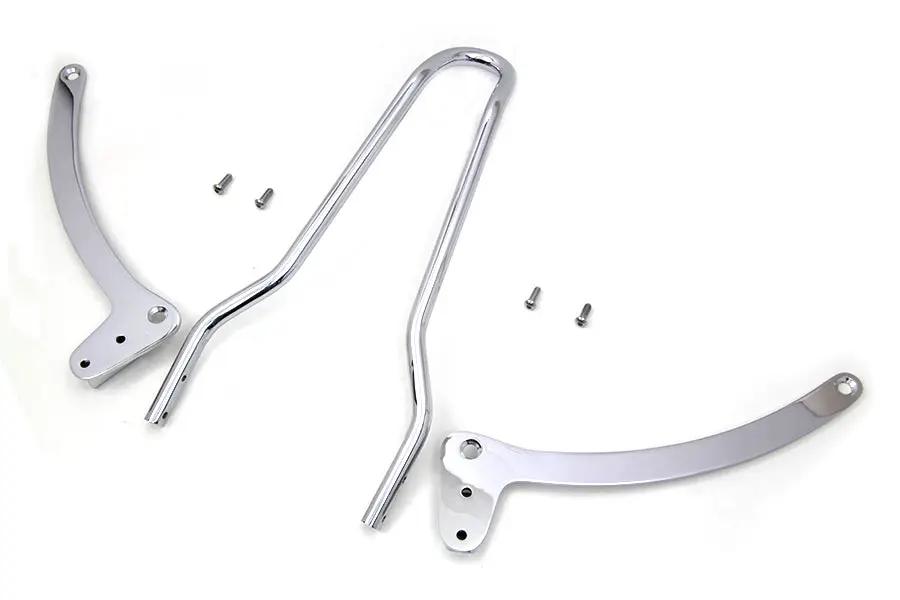 V-Twin 16 inch Sissy Bar Kit Chrome for Harley Davidson XL Models by V-Twin