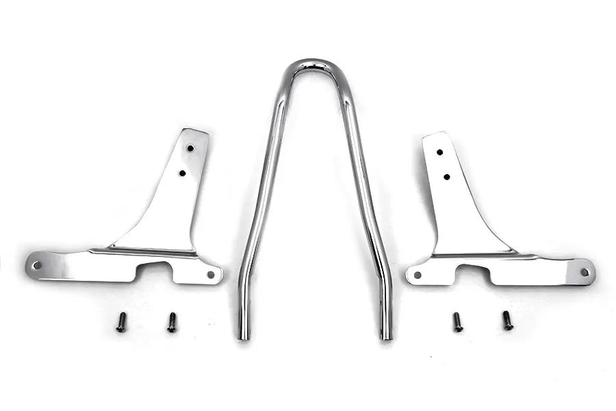 V-Twin 13 inch Chrome Sissy Bar Kit for Harley Davidson XL Models by V-Twin