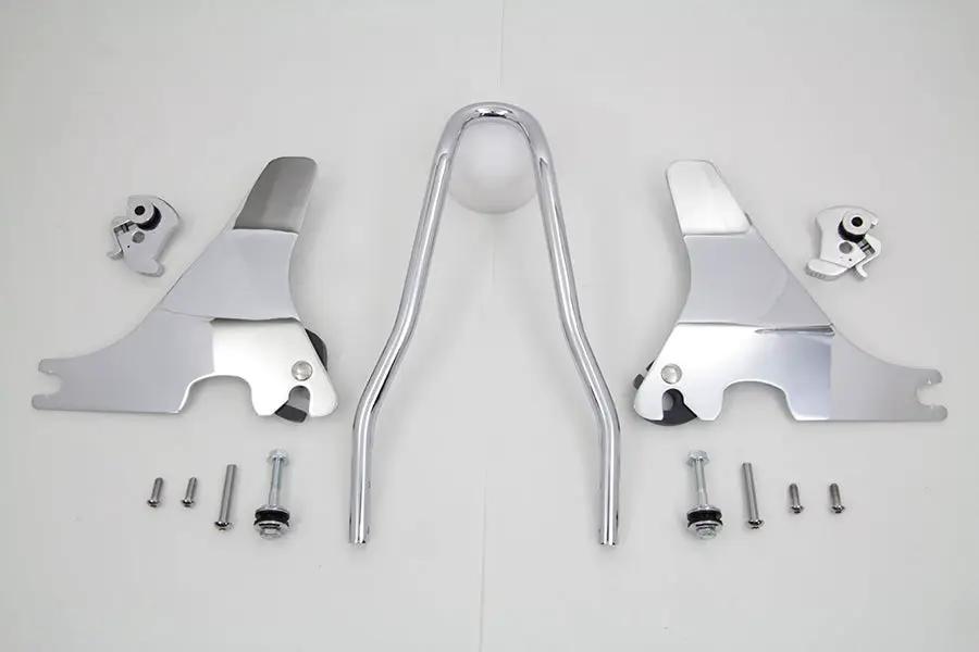 V-Twin 13 Inch Sissy Bar Kit Chrome for Harley Davidson XL (2004-2013) by V-Twin