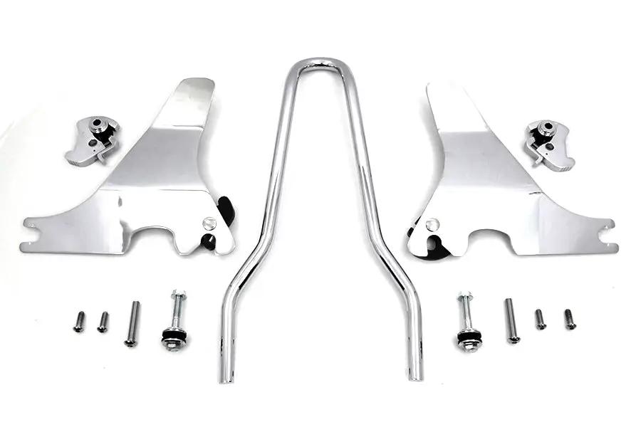 V-Twin 16 Inch Sissy Bar Kit Chrome for Harley Davidson XL Models by V-Twin