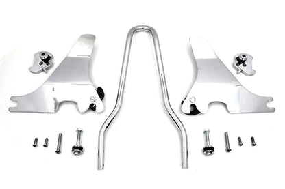 V-Twin 16 Inch Sissy Bar Kit Chrome for Harley Davidson XL Models by V-Twin