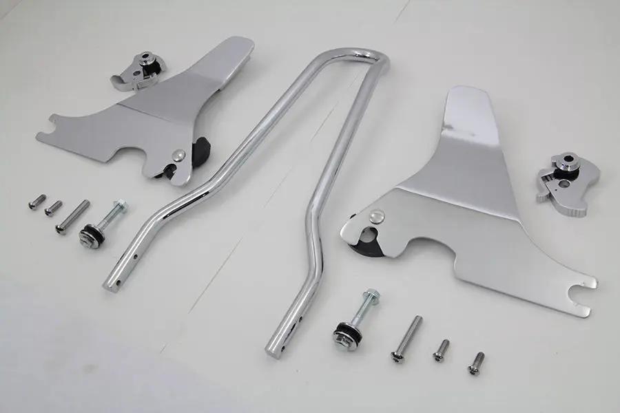 V-Twin 16 Inch Sissy Bar Kit Chrome for Harley Davidson XL Models by V-Twin