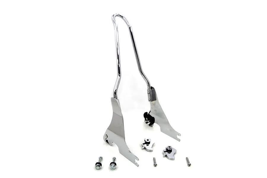 V-Twin 16 Inch Sissy Bar Kit Chrome for Harley Davidson XL Models by V-Twin