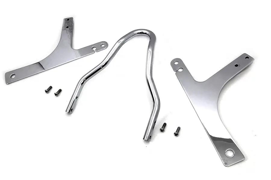 V-Twin 10 Inch Chrome Sissy Bar Kit for Harley Davidson FXD Models by V-Twin