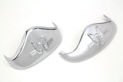 V-Twin Chrome Fender Tip Set for Harley Davidson G Models (1936-1945) by V-Twin