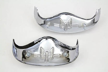 V-Twin Chrome Fender Tip Set for Harley Davidson G Models (1936-1945) by V-Twin