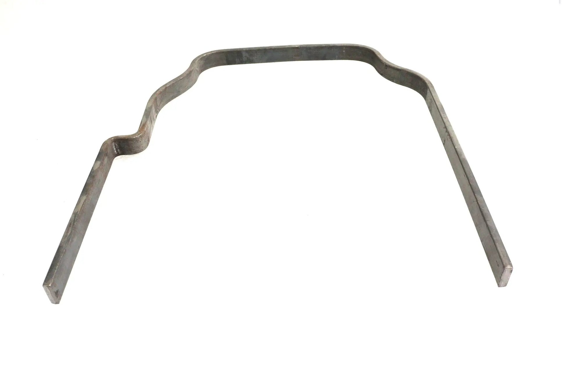 V-Twin B-7109 Flat Fender Brace Raw with Offset for Pulley and Wide Wheel by V-Twin