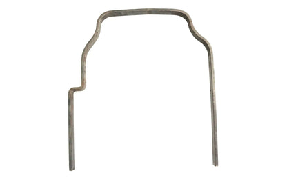 V-Twin B-7109 Flat Fender Brace Raw with Offset for Pulley and Wide Wheel by V-Twin